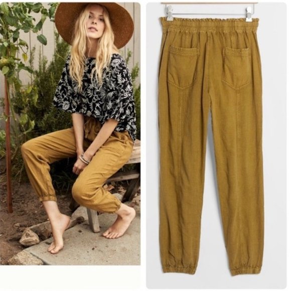 Anthropologie Rhys Linen Jogger Pant - Small - Picture 1 of 8